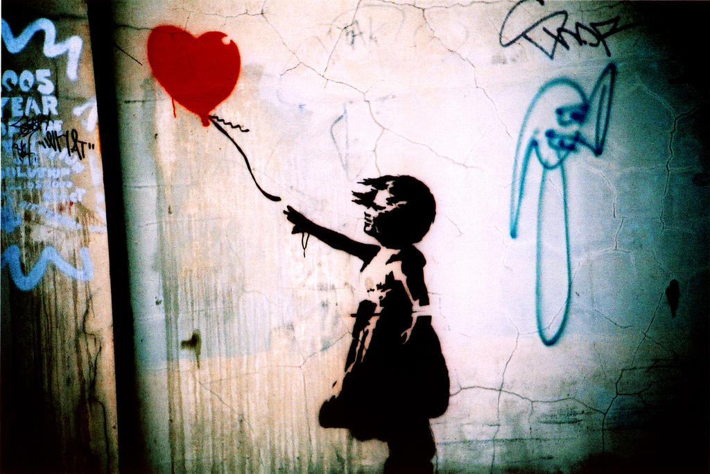 Banksy: Balloon girl