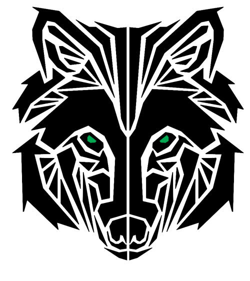 Finalized Tribal Wolf Tattoo D by SkullcapComix on deviantART