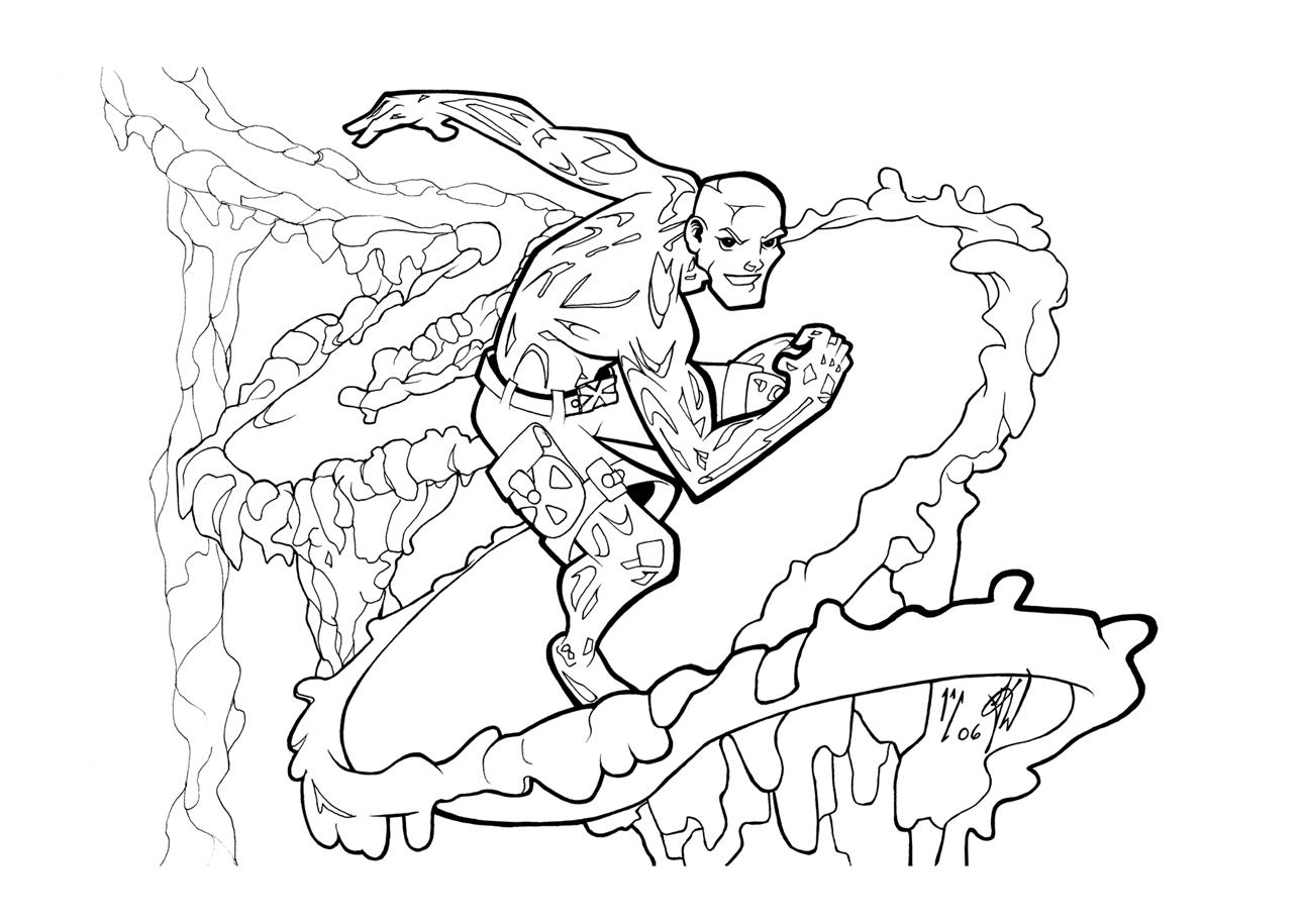 iceman coloring pages - photo #9