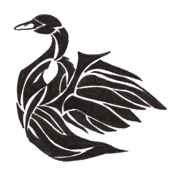 black swan tattoo images. lack swan tattoo on back.