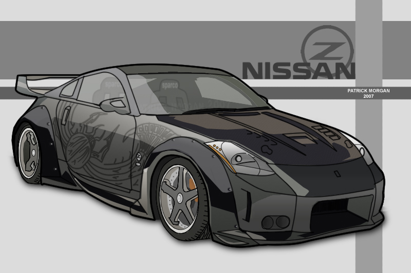 Nissan 350z logo vector #6