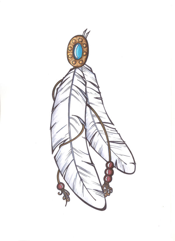 Indian Feather Tattoo Design Picture 4