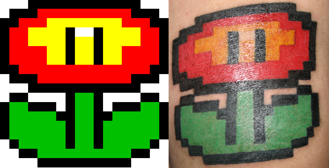 Fire Flower Tattoo | Flower Tattoo