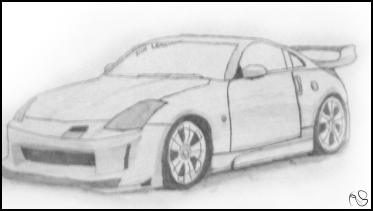 Nissan 350z sketches #3