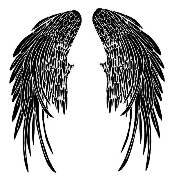 Angel wings tattoo V3 by Quicksilverfury on deviantART