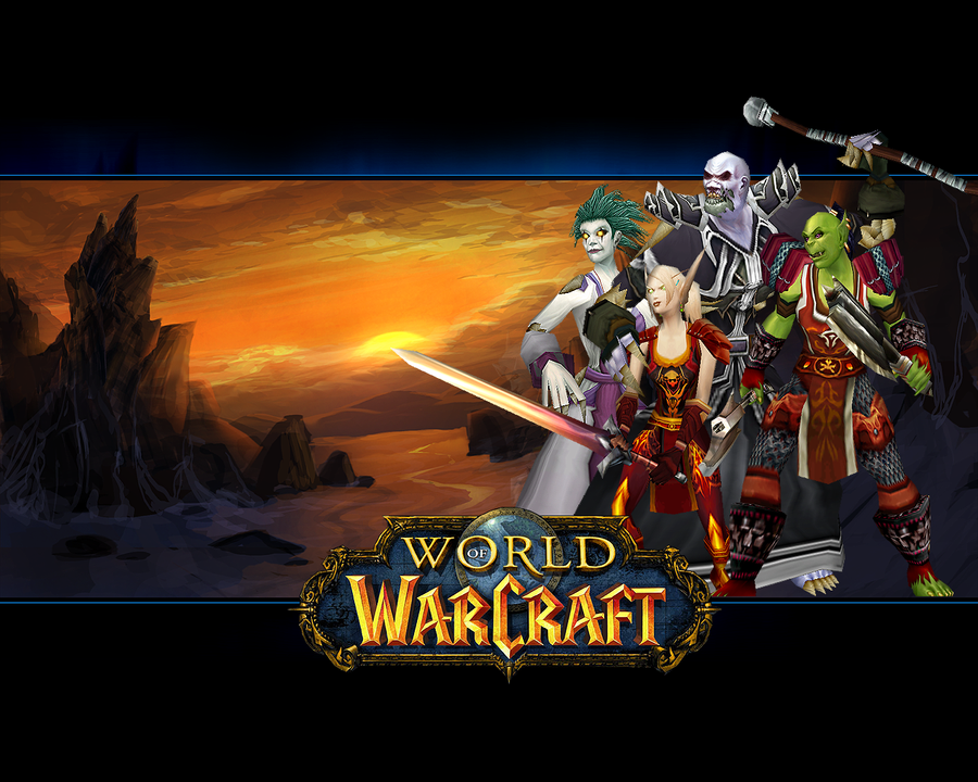 world of warcraft wallpaper horde. WOW - Horde chars wallpaper 2