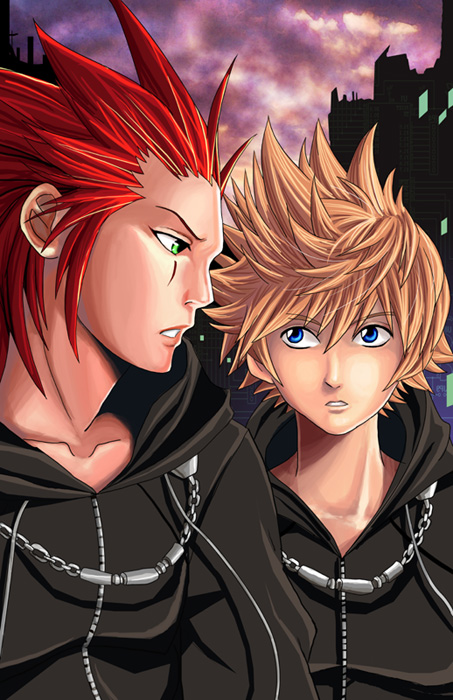 axel and roxas. KH2 - Axel and Roxas by