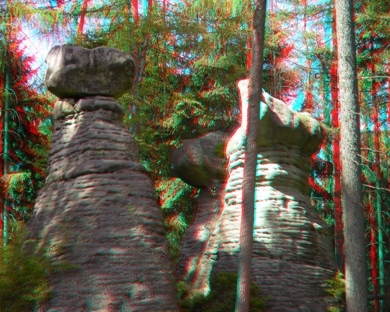 Ancient Signs 3D Anaglyph by