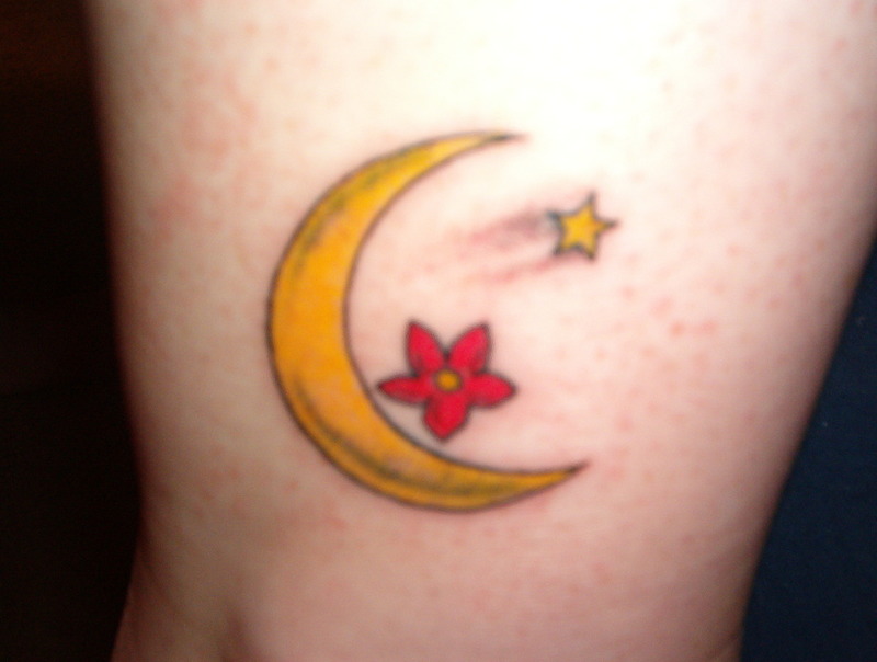 sun and moon tattoos. Star
