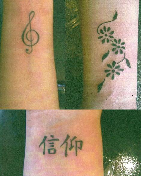 wrist tattoos