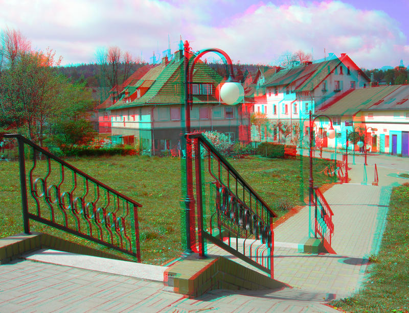 Stairs 3D Anaglyph by yellowishhaze on deviantART