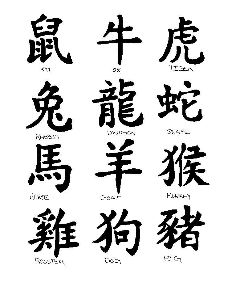 Chinese zodiac tattoos by xxDistortion on deviantART