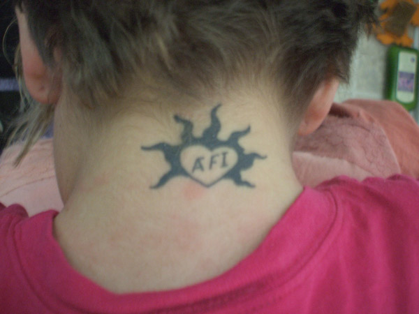 Original AFI tattoo
