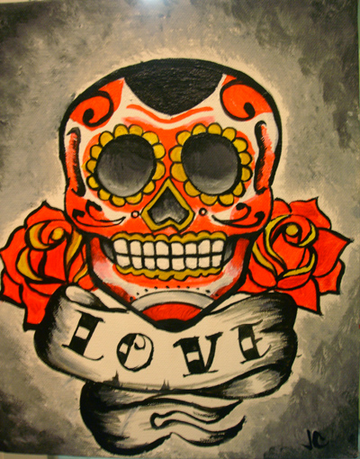 Skull Tattoo Designs Especially Sugar Skull Tattoo Gallery Picture 1