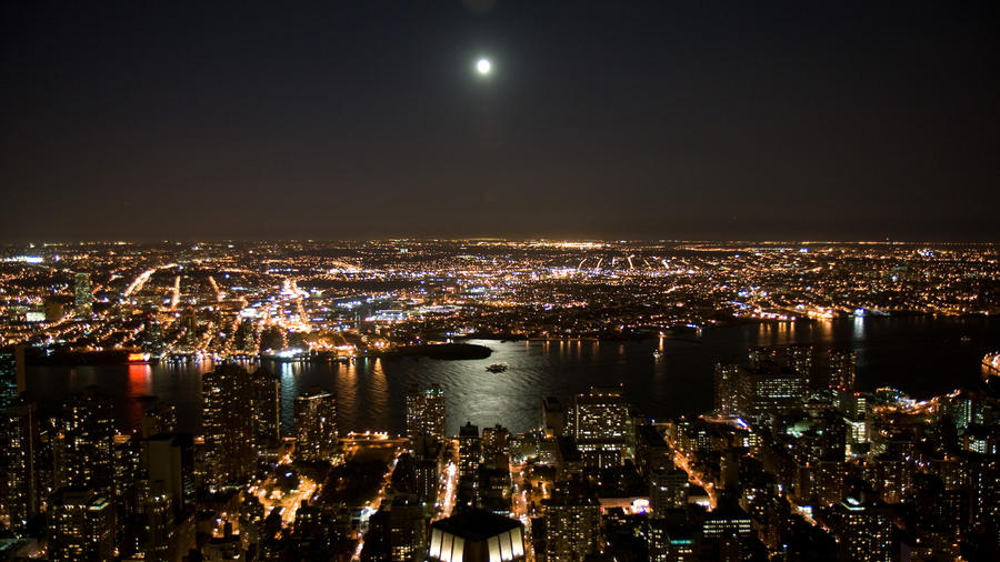 new york city at night. New York City Night by ~parka