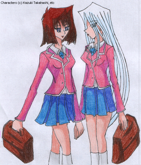 school uniforms statistics. Kisara x Anzu - School Uniform