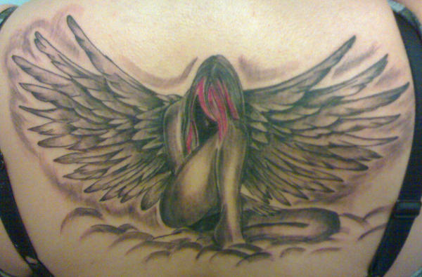 sad angel tattoo Spirit Angel Tattoo 7Feb08 by sad angel tattoo