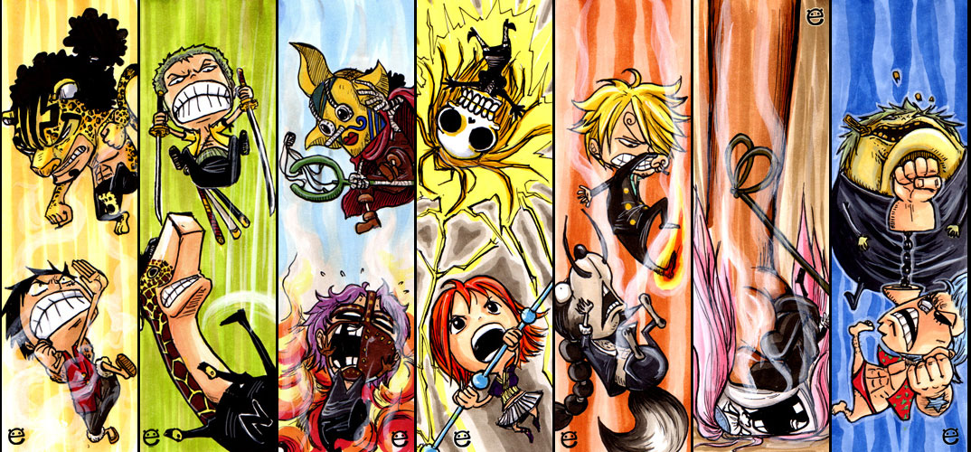 Chibi Enies Lobby Straw Hats Defeats Cp9 Onepiece