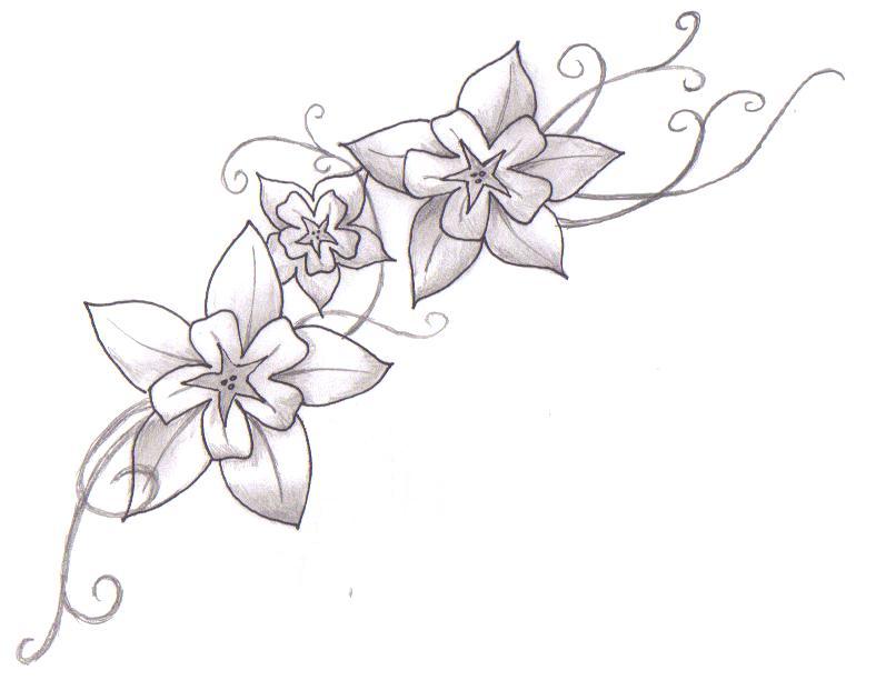 Flower Tat Updated - flower tattoo