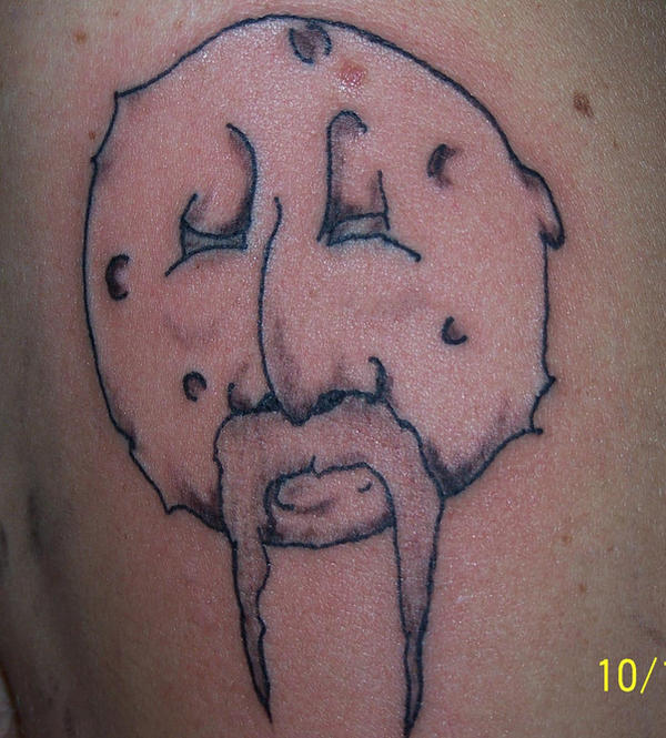 man in the moon tattoo by turtletim on deviantART