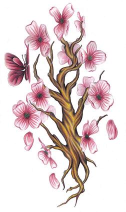 Custom Dogwood | Flower Tattoo