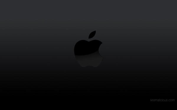 Apple logo wallpaper black wallpaper 