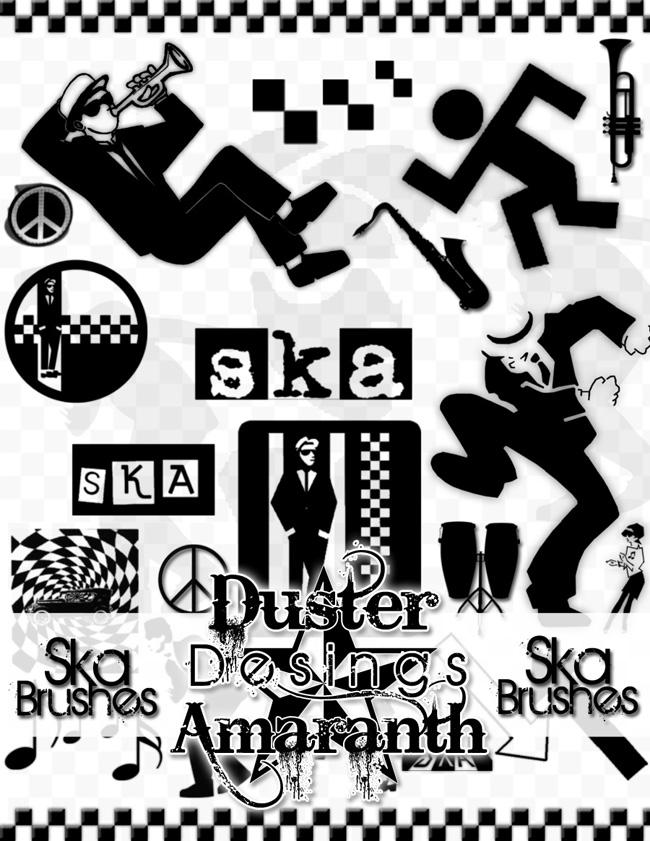 ska wallpaper. Ska Brushes by *DusterAmaranth