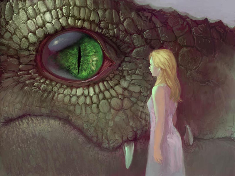 Nienor and Glaurung by elven21 on DeviantArt