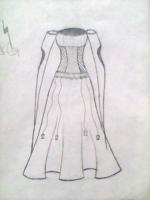 Gothic Wedding Dress by niiniisan on deviantART