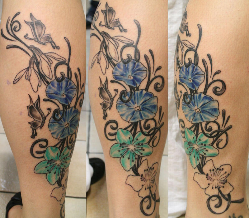 1 Session Flowers Tattoo | Flower Tattoo