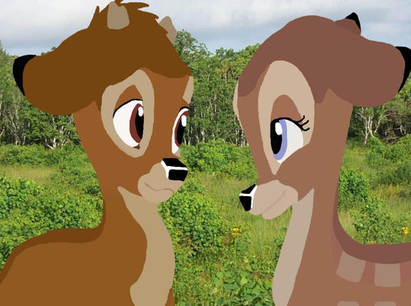 Bambi And Faline. Bambi and Faline by