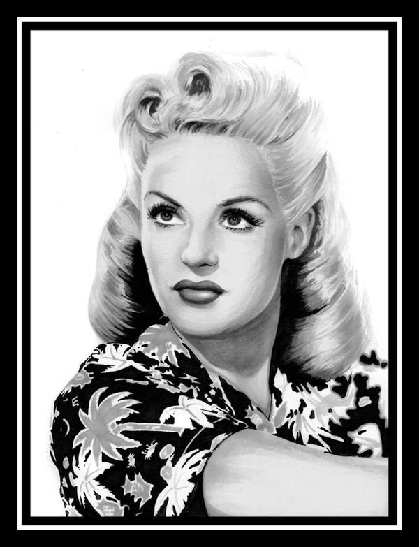 Betty Grable by taintedorchid on deviantART