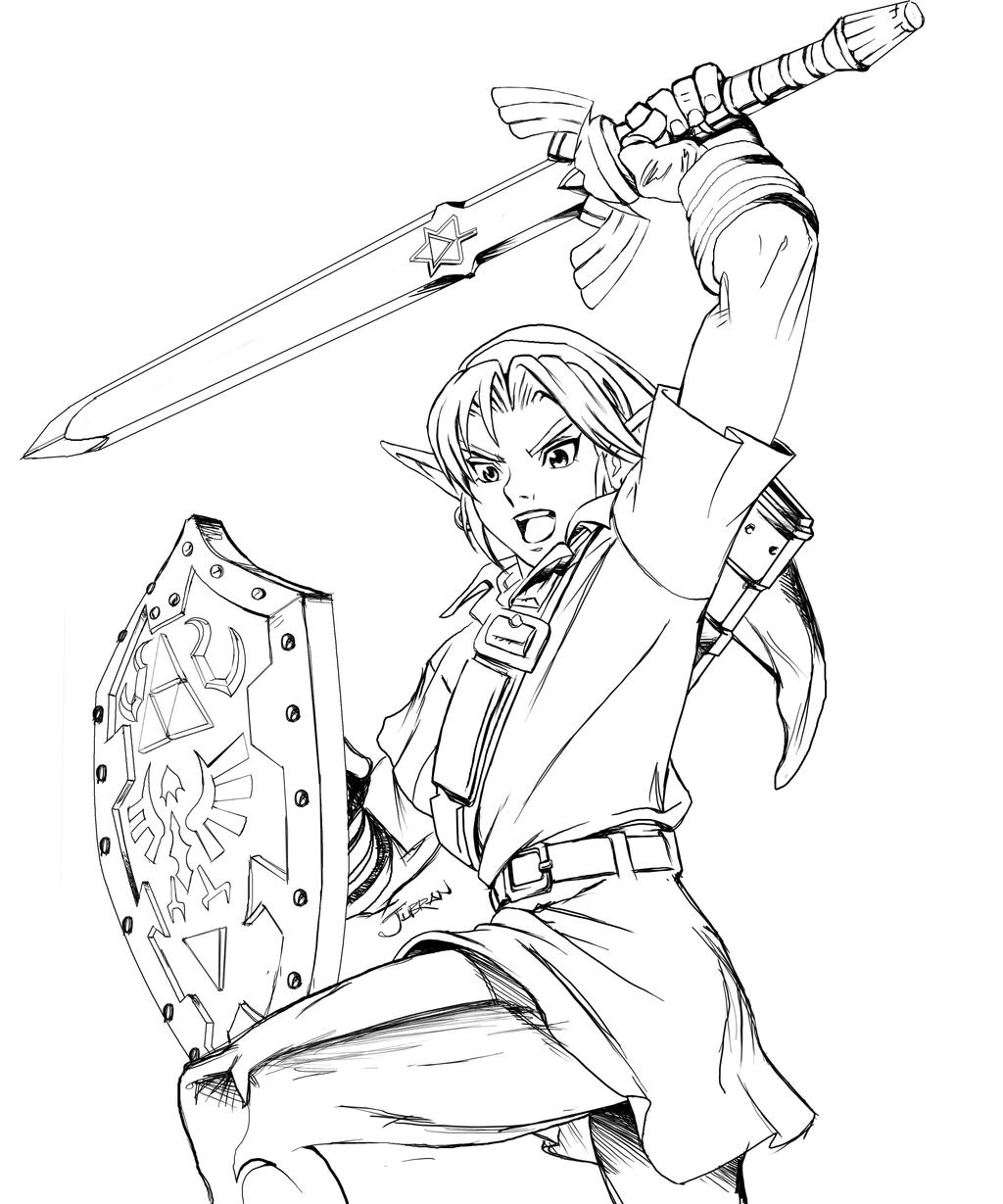 zelda coloring pages - photo #21
