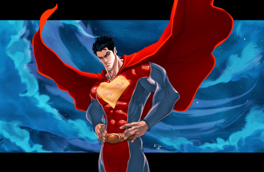 Superman Man of Steel by ErikVonLehmann on deviantART