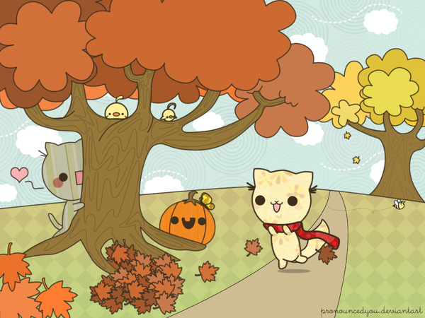 backgrounds tumblr thanksgiving autumn pronouncedyou on wallpaper by DeviantArt