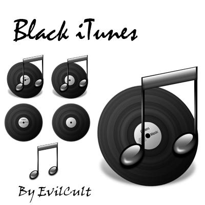 Black iTunes PNG by ~raininsilent on deviantART