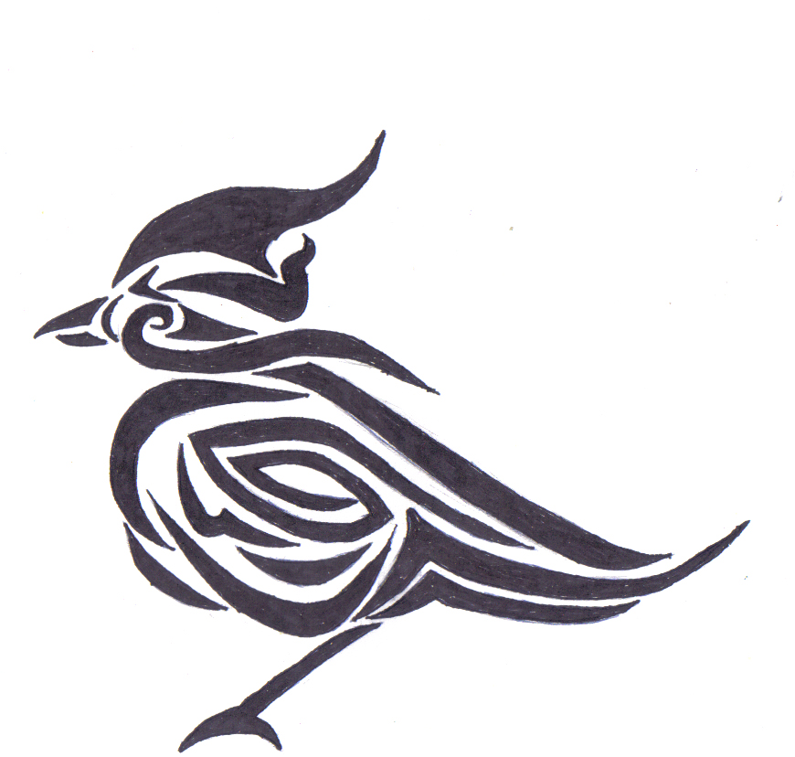 Original tribal bird tattoo by =Tribiany on deviantART