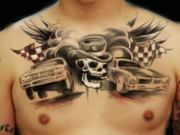 Chest tattoo joachim by Shaeriff on deviantART