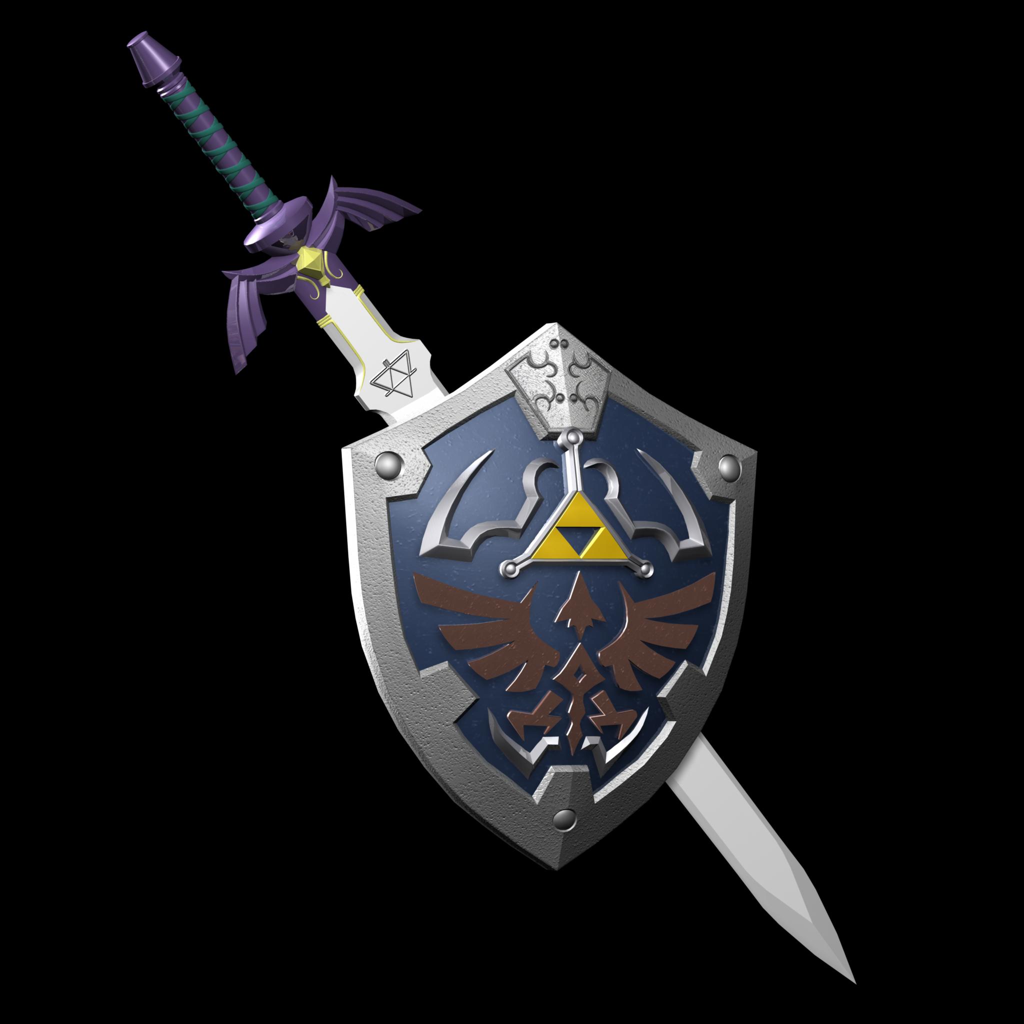 master sword and hylian shield by karl47 on deviantart