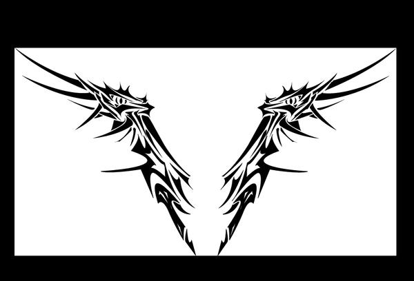 WingDragon tribal tattoo by MordridFantastic on deviantART