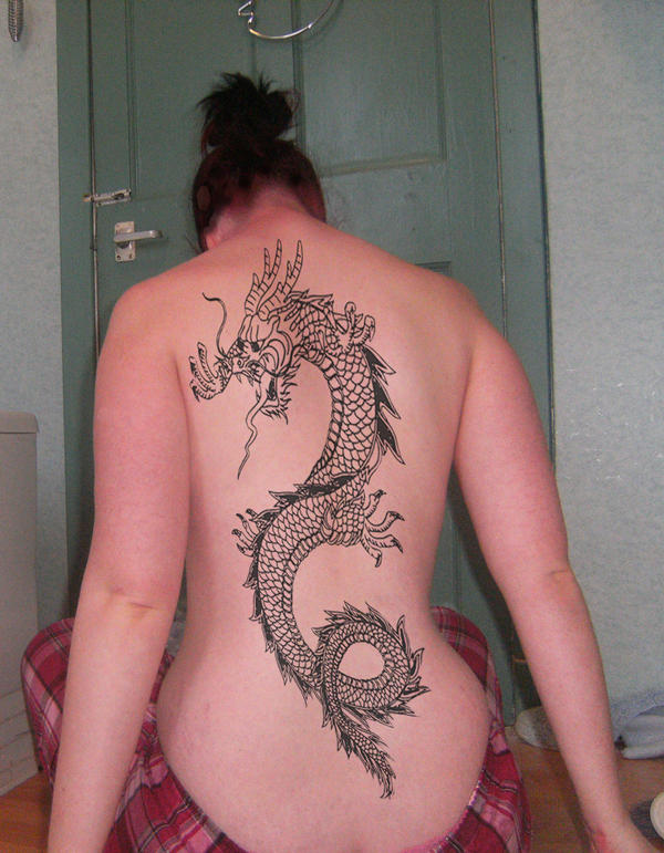 Awesome Dragon Tattoo