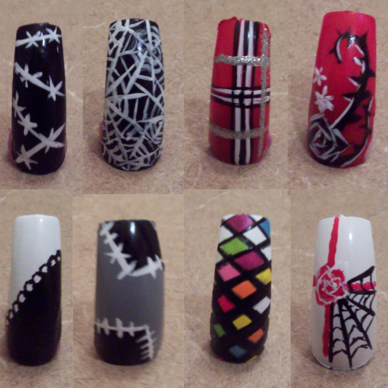 types of nail designs music design on nails creative nail