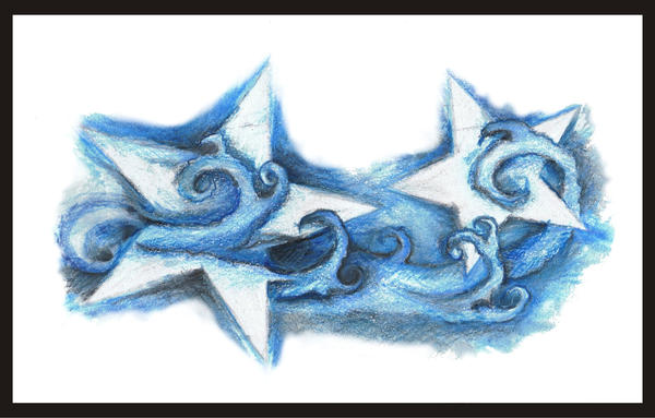 Wave tattoo design by