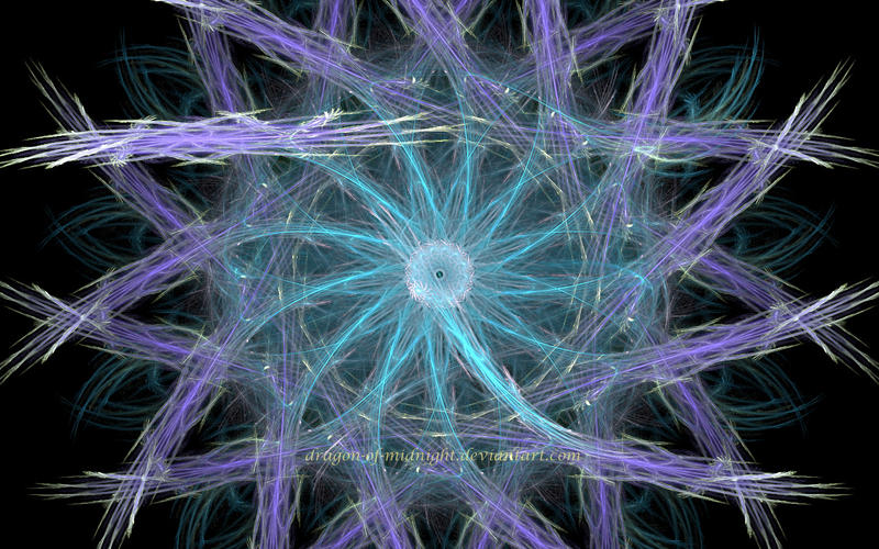 Purple Snowflake by DragonofMidnight on deviantART