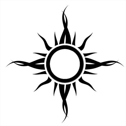 tribal sun by sentinalX on deviantART