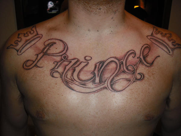 Prince lettering tattoo by okietatz on deviantART