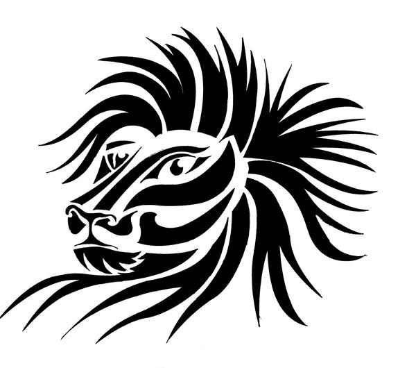 tribal lion tattoo. Tiger and Lion Tribal Tattoo