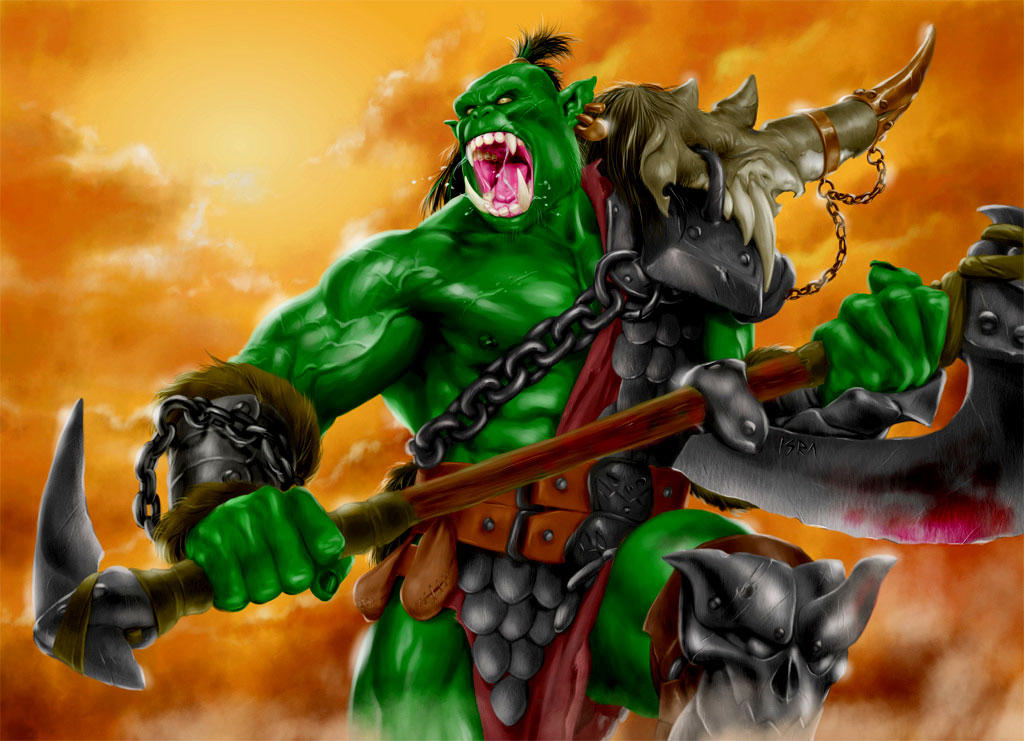 world of warcraft wallpaper orc. World of Warcraft - Orc 01 by