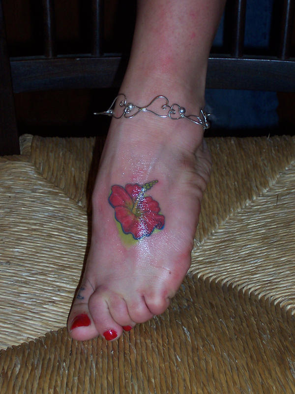 My wifes flower | Flower Tattoo