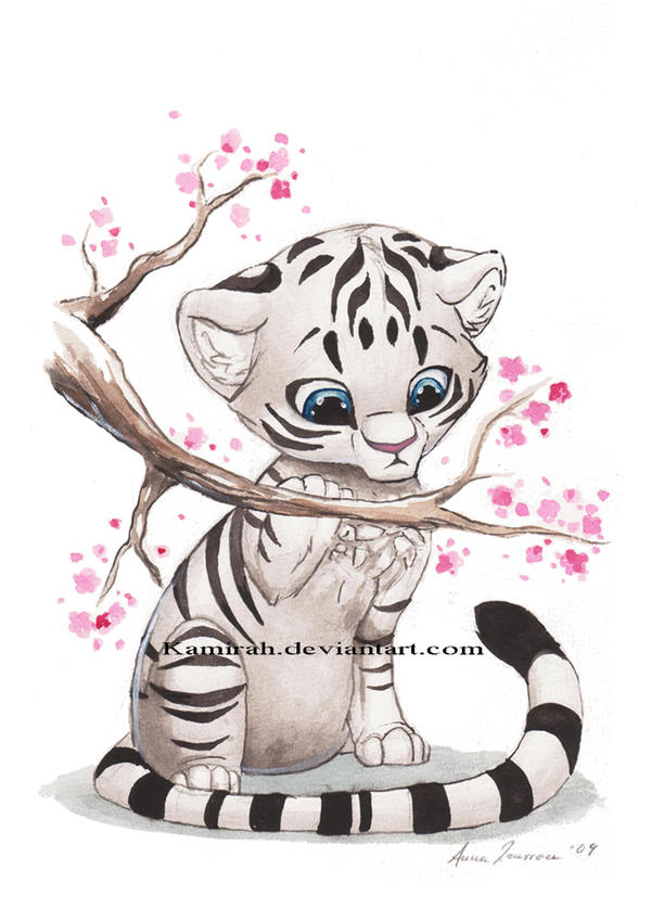 White Tiger By Kamirah On Deviantart